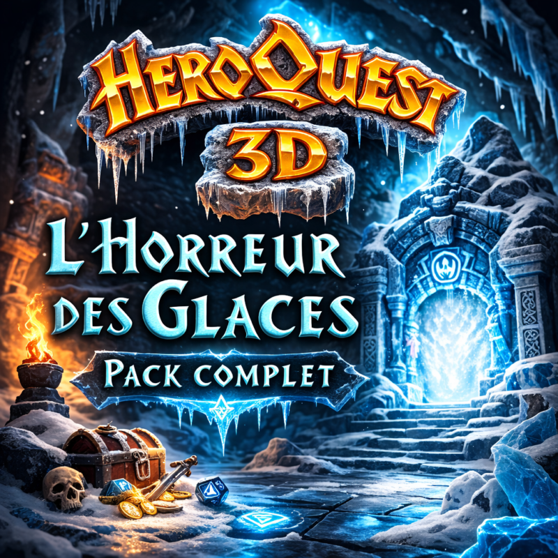 extension l Horreur des glaces disponible en version peinte et en version non-peinte - décor immersif complet avec accessoires