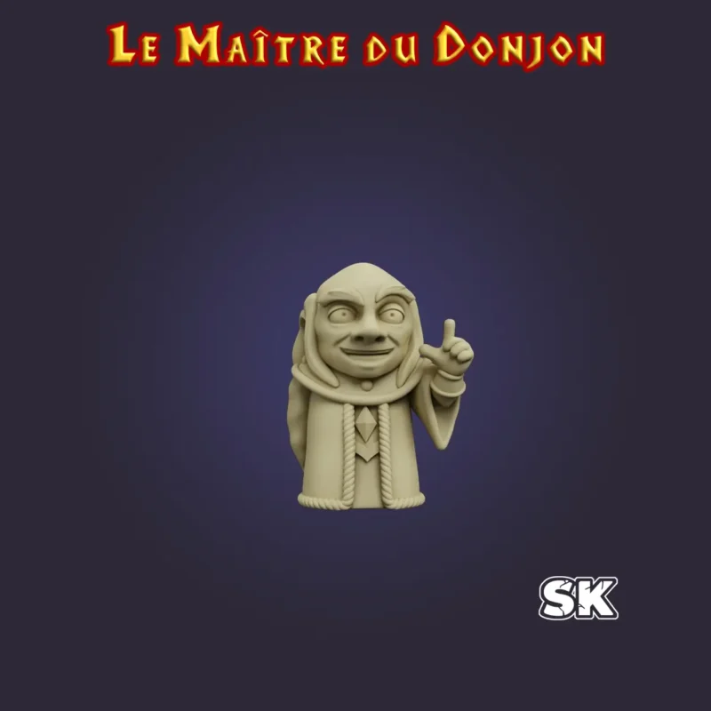 figurine maître du donjon HeroQuest 3D StoneKing résine